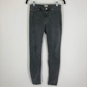 Hudson Jeans Womens 26 Gray‎ Natalie Midrise Ankle Super Skinny